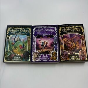 The Land Of Stories Book X 3 Paperback #1,2 & 5
